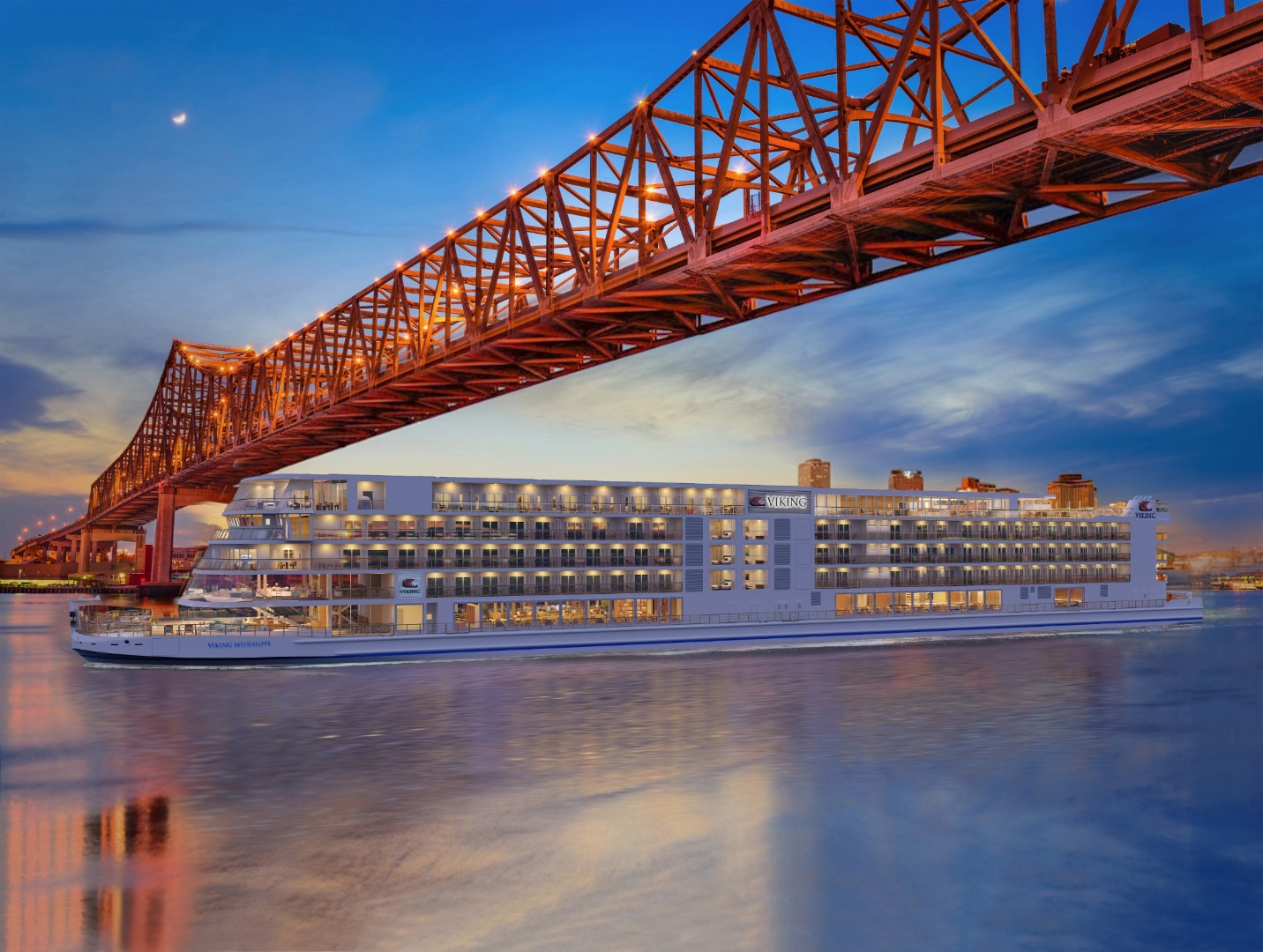 New Orleans, Louisiana on the Mississippi